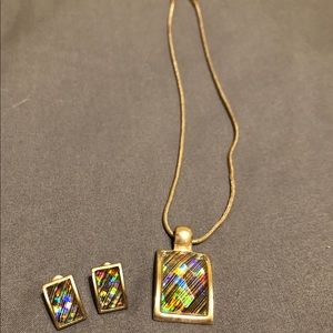 Matching Necklace and earrings